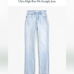 Abercrombie 90’s Straight Jean